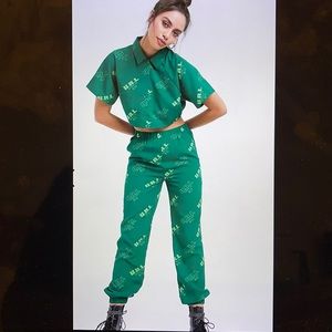 Collusion URL printed woven joggers